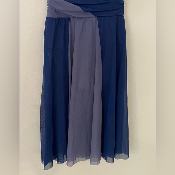 Adult small dance costume in blue - Picture 6 of 8